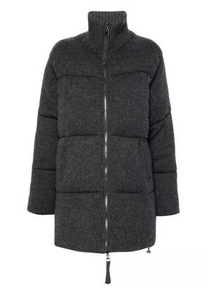 P.A.R.O.S.H. wool puffer coat - Grey