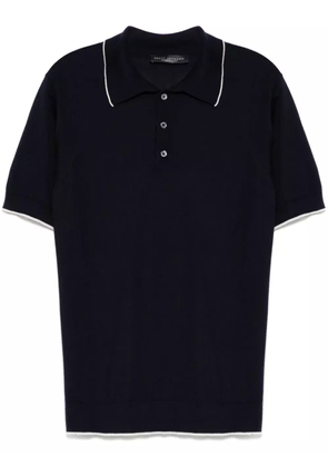 Brett Johnson short-sleeve polo shirt - Blue