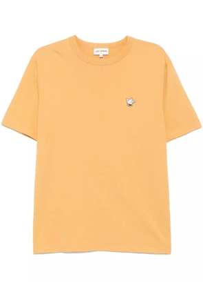 CAFÉ KITSUNÉ Barista Fox Patch Relaxed T-shirt - Yellow