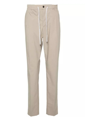 PT Torino drawstring-waist poplin chinos - Neutrals