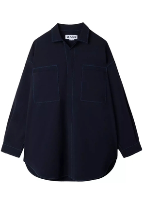 Sunnei oversized shirt - Blue