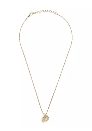 Christian Dior Pre-Owned CD rhinestone necklace - Gold