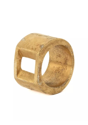 Parts of Four Crescent Plane Gateway ring - Gold
