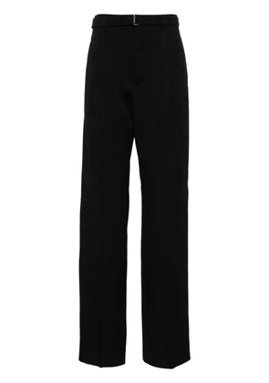 Lanvin pleat-detail wool trousers - Black