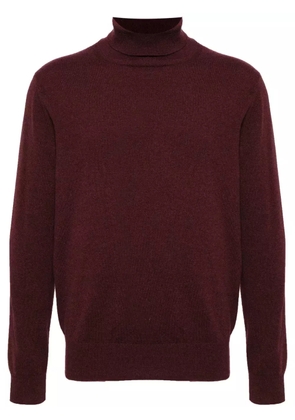N.Peal Trafalgar roll neck jumper - Red