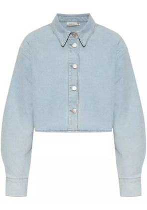 Gestuz washed buttoned shirt - Blue
