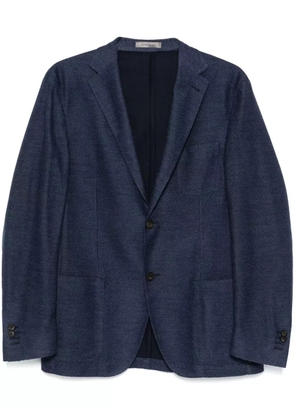 Corneliani textured blazer - Blue