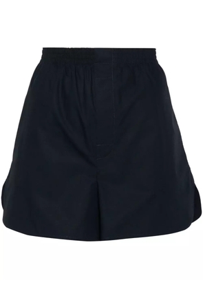 MODES GARMENTS elasticated-waistband cotton shorts - Blue