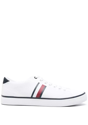 Tommy Hilfiger Vulc logo-patch sneakers - White