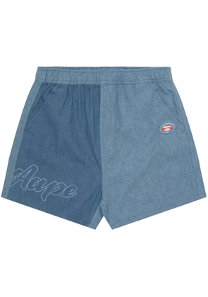 AAPE BY *A BATHING APE® colour-block track shorts - Blue