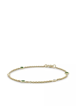 Pragnell 18kt yellow gold Sundance emerald and diamond bracelet