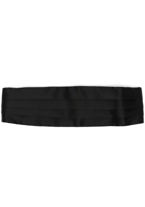 Brioni layered silk belt - Black