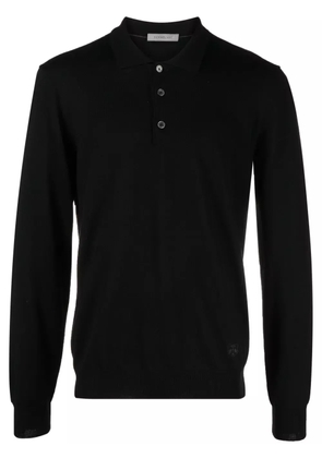 Corneliani virgin wool polo sweater - Black