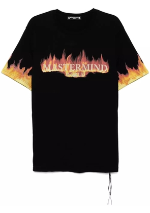 Mastermind World logo-print skull T-shirt - Black