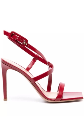 Gianvito Rossi Lindsay 95mm leather sandals - Red