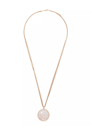 Chopard Pre-Owned 18kt rose gold Happy Spirit necklace