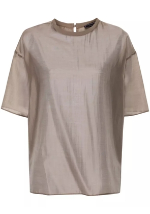 STYLAND sheer T-shirt - Grey