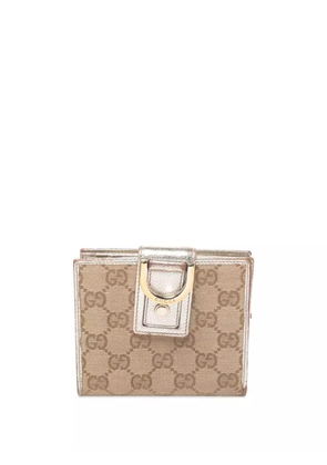 Gucci Pre-Owned Abbey D-Ring compact wallet - Neutrals