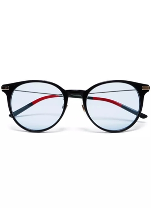 Gucci Pre-Owned round-frame tinted sunglasses - Black