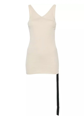 Rick Owens DRKSHDW Double Ziggy Banana jersey tank top - Neutrals