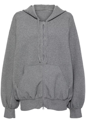 JNBY knitted hooded cardigan - Grey