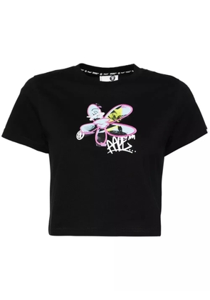 AAPE BY *A BATHING APE® graphic print T-shirt - Black