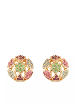 Susan Caplan Vintage x D'Orlan 1980s crystal-embellished earrings - Gold