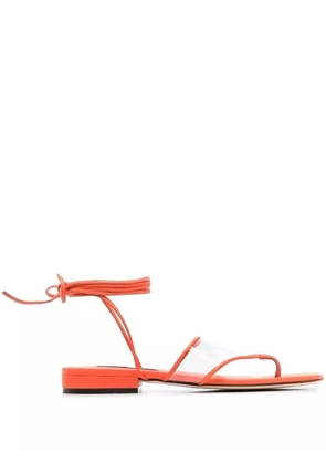 Sergio Rossi Sr Lunettes open-toe sandals - Orange