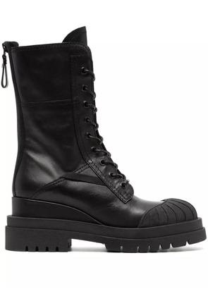 Premiata Yukon lace-up leather boots - Black