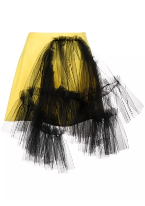 ACT Nº1 tulle panel mini skirt - Yellow