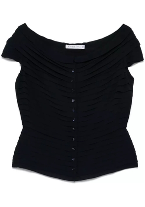 Christian Dior Pre-Owned 2010s silk top - Blue