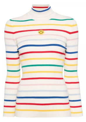 Joshua Sanders Striped Ribbed jumper - Neutrals