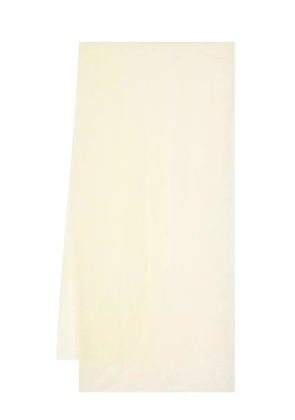 N.Peal Dip Dye ombré cashmere scarf - Yellow