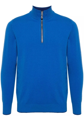 N.Peal Carnaby organic cashmere sweatshirt - Blue