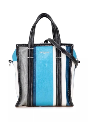 Balenciaga Pre-Owned 2017 XS Lambskin Bazar Shopper satchel - Blue