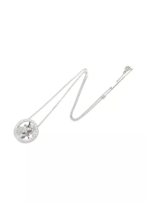 Van Cleef & Arpels Pre-Owned 2010s 18K white gold boutonniere diamond necklace - Silver