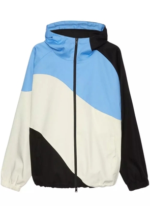 MSGM colour-block track jacket - Blue