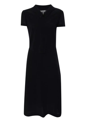 CHANEL Pre-Owned 1999 cut-out midi dress - Blue