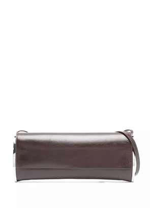 Benedetta Bruzziches Kate leather clutch bag - Brown