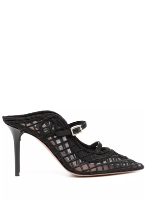 Malone Souliers Gala 90mm mesh mules - Black