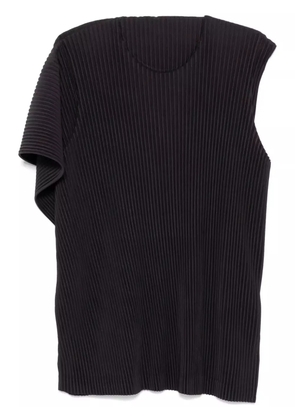Homme Plissé Issey Miyake asymmetric vest - Grey