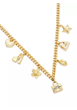 Marc Jacobs mini-icon charm necklace - Gold