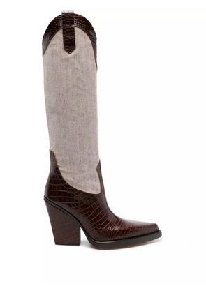 Paris Texas El Dorado 100mm boots - Brown