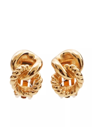 Christian Dior Pre-Owned 1990s clip-on earrings - Gold