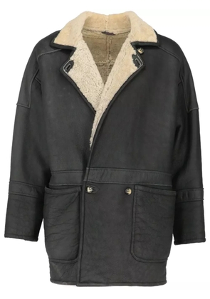 A.N.G.E.L.O. Vintage Cult 1990s pre-owned shearling-trim coat - Grey