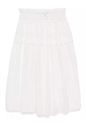 tout a coup tiered skirt - White
