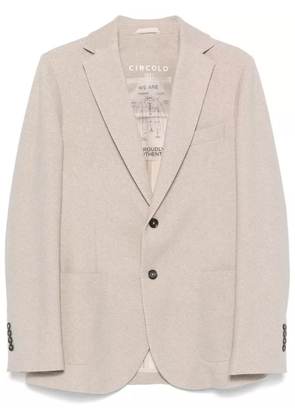 Circolo 1901 jersey blazer - Neutrals