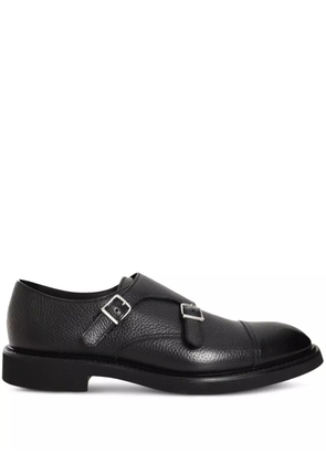 Doucal's buckled leather shoes - Black