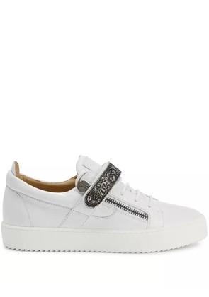 Giuseppe Zanotti Coby Deluxe single-plate low-top sneakers - White