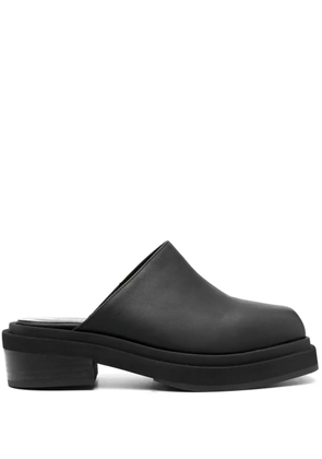 Eckhaus Latta Zoe 55mm leather mules - Black